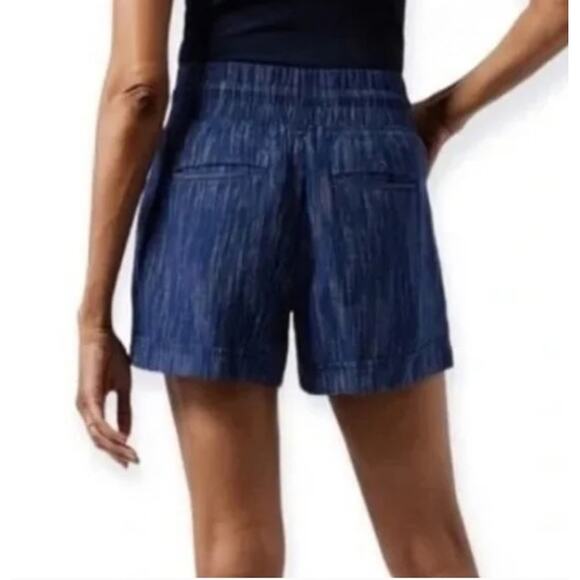 Athleta Cabo Linen Textured Shorts Size 12 - Picture 9 of 12